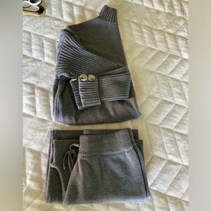 Women’s 2 Piece Sweater Pants and Sweater outfit